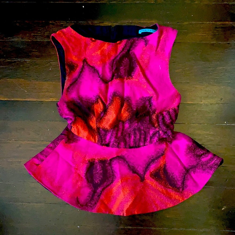 Alice + Olivia Peplum Tank